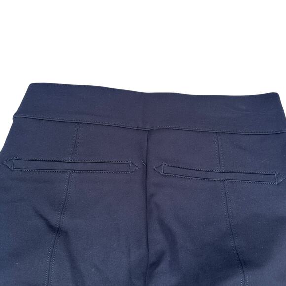 Spanx The Perfect Pant Back Seam Skinny Pants Womens Small Tall Navy Blue 20251T - Picture 4 of 11
